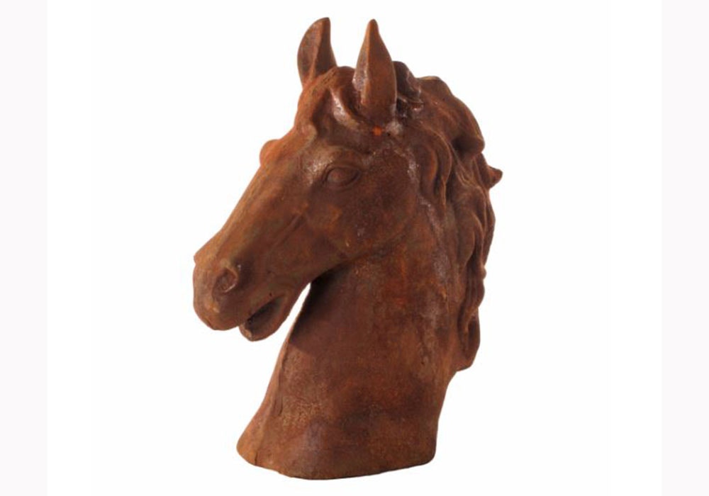 Blue Ocean Traders Home Accents Horse Head, Rust, Medium R-878B